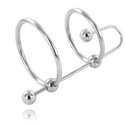 Metal Hard - Extreme Penile Ring with Urethral Plug