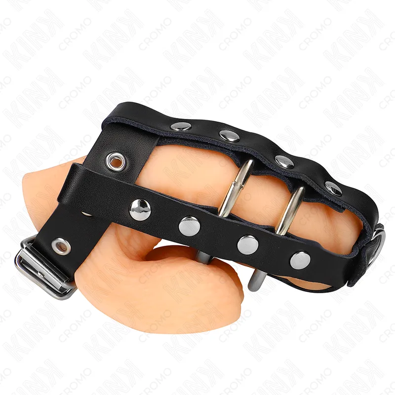 Kink Adjustable Penis Cage with Locking Closure