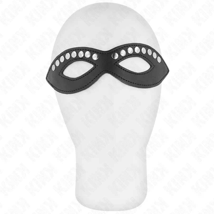 Kink Ögonmask med Mini Nitar – Sensorisk Deprivation Ögonbindel (Modell 1, 20,5 x 5,5 cm)