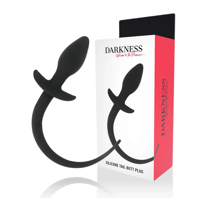 Darkness Anal Plug – 28 cm Black Silicone Anal Trainer
