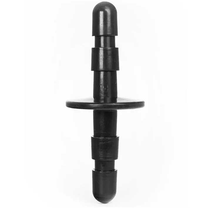 Hung System Double Connector Plug - Svart