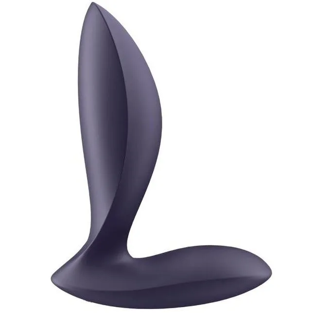 Satisfyer Power Plug Vibrating Anal Plug - Purple