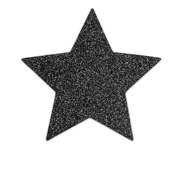 Bijoux Indiscrets Flash Black Star Självhäftande Bröstvårtetäckare