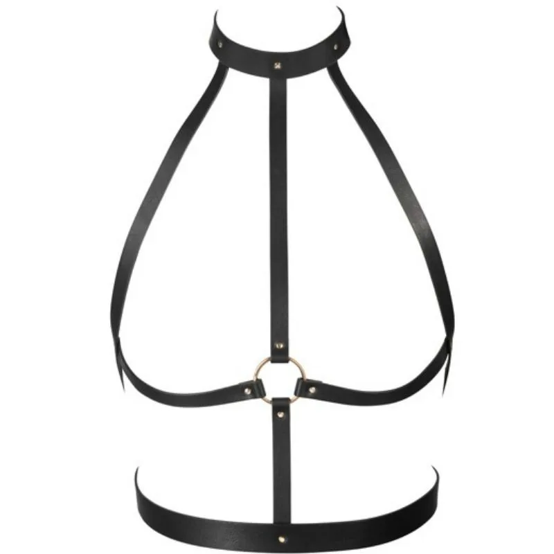 Bijoux Indiscrets Maze - H Body Harness | Black | Vegan Bondage-Inspired Fashion Accessory