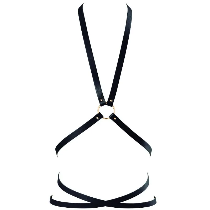 Bijoux Indiscrets Maze Multi-Way Body Harness – Black