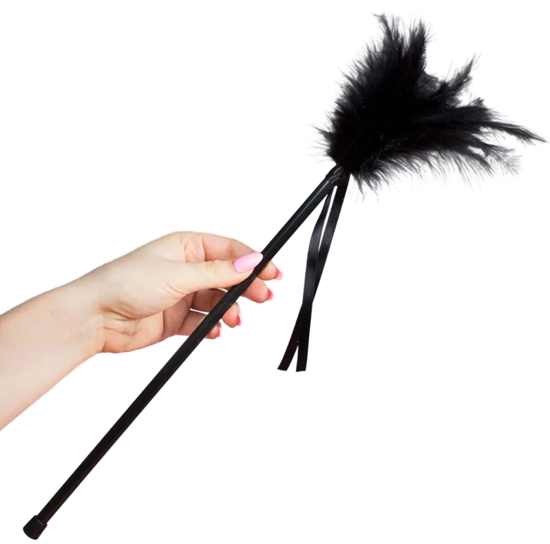 Secretplay Black Feather Sensory Tickler - 40 cm