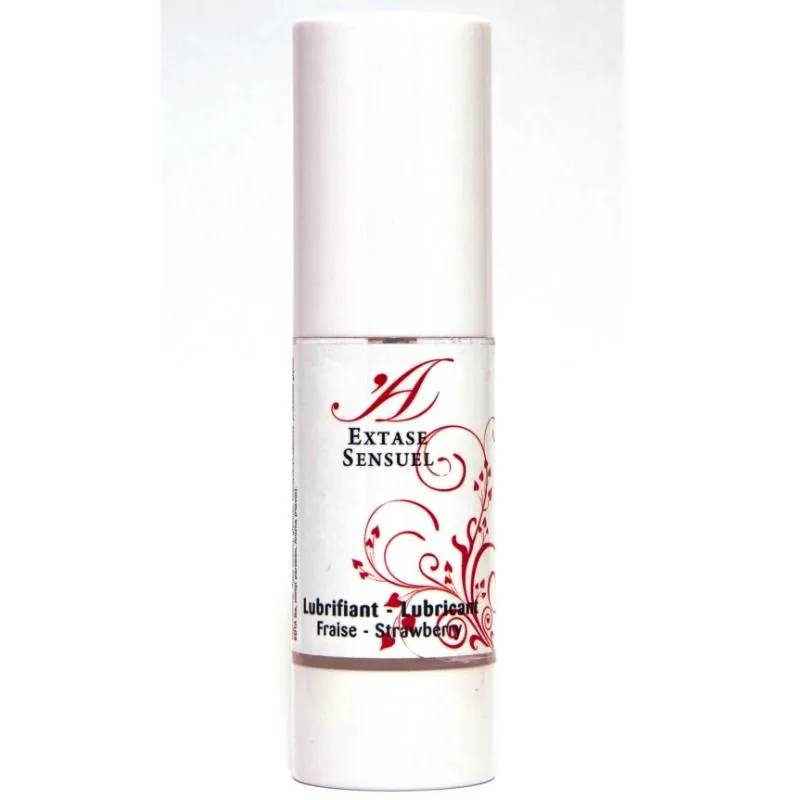Extase Sensual Jordgubbssmaksatt Vattenbaserat Glidmedel 30 ml