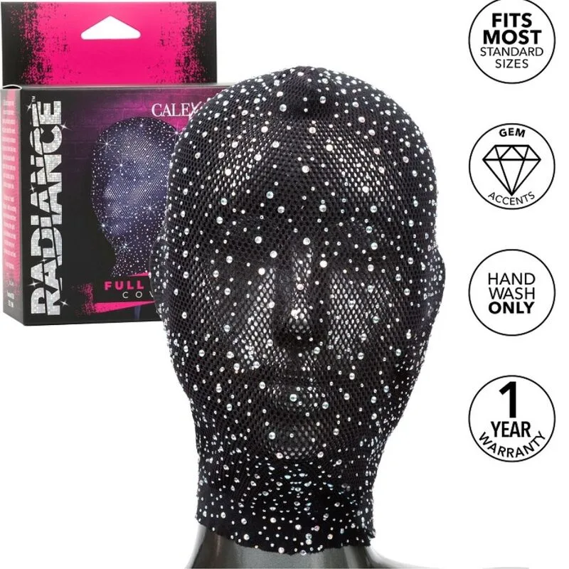 CalExotics Radiance Full Hood Cover med Rhinestone-accenter & Korsettsnörning
