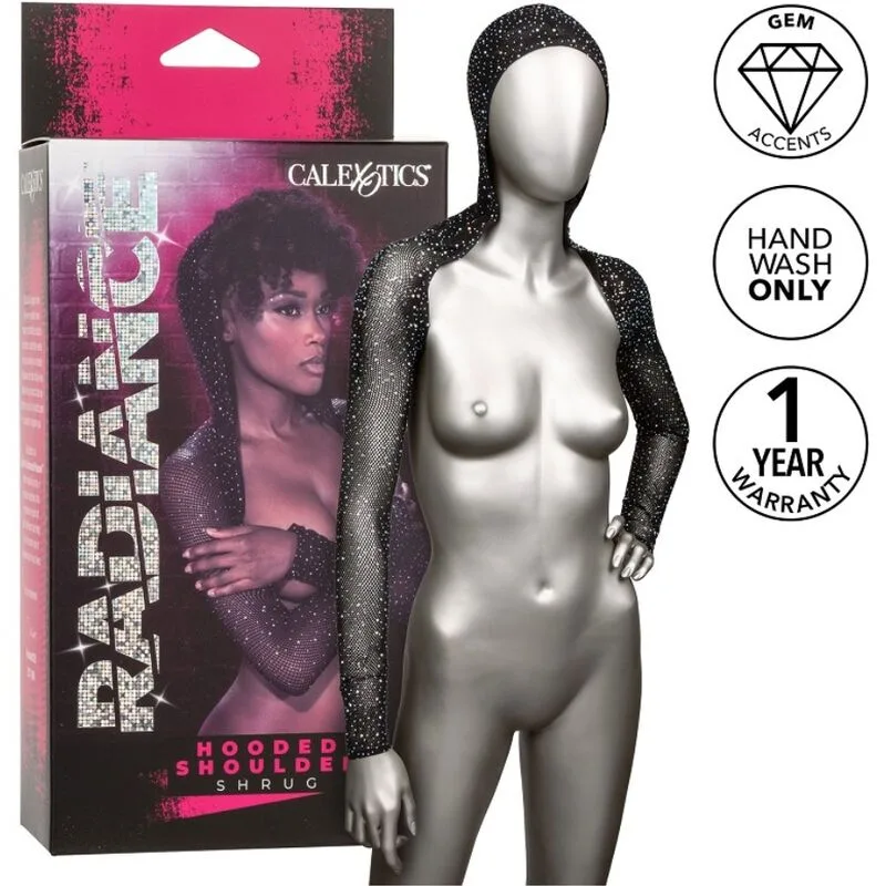 Calexotics - Radiance Hooded Shoulder Shrug med strass-detaljer