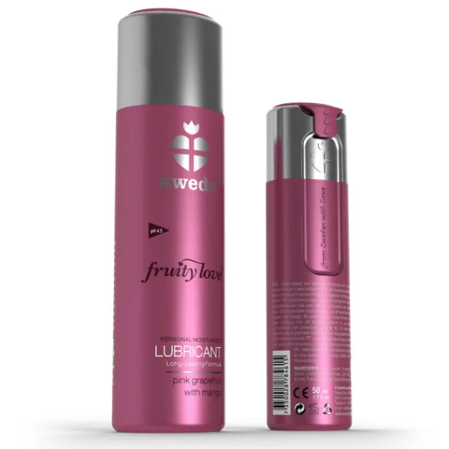 Swede Fruity Love Water-Based Personal Lubricant – Pink Grapefruit & Mango 100ml