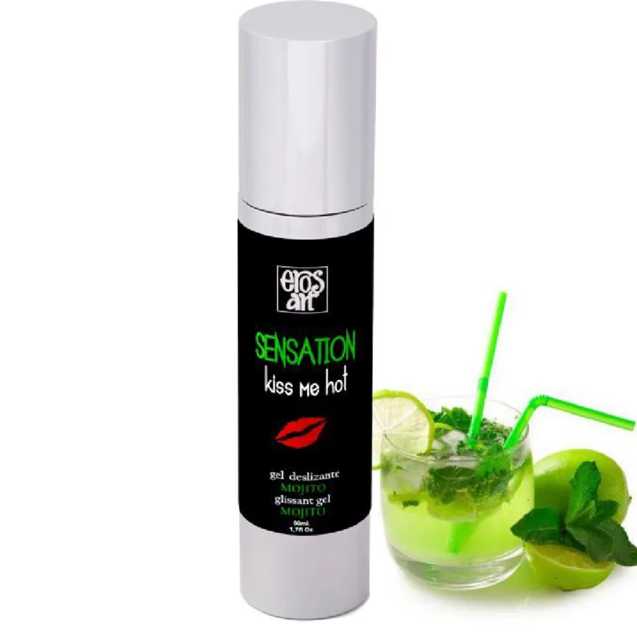 Eros-Art Sensation Natural Lubricant – Mojito Flavour with Warming Effect, 50 ml