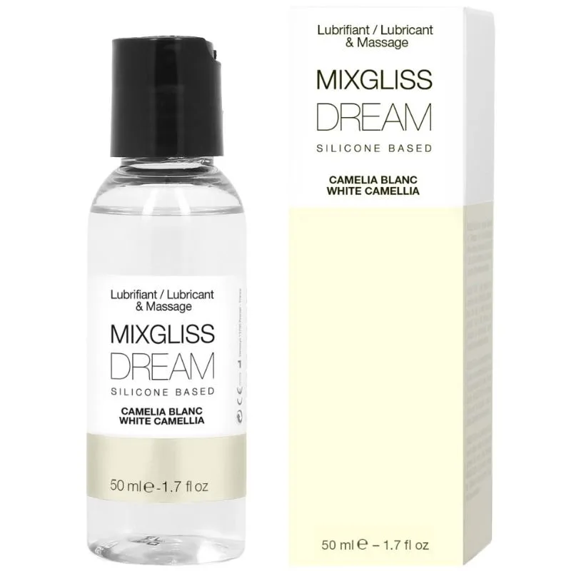 Mixgliss Dream White Camellia Silicone Lubricant & Massage Oil – 50 ml