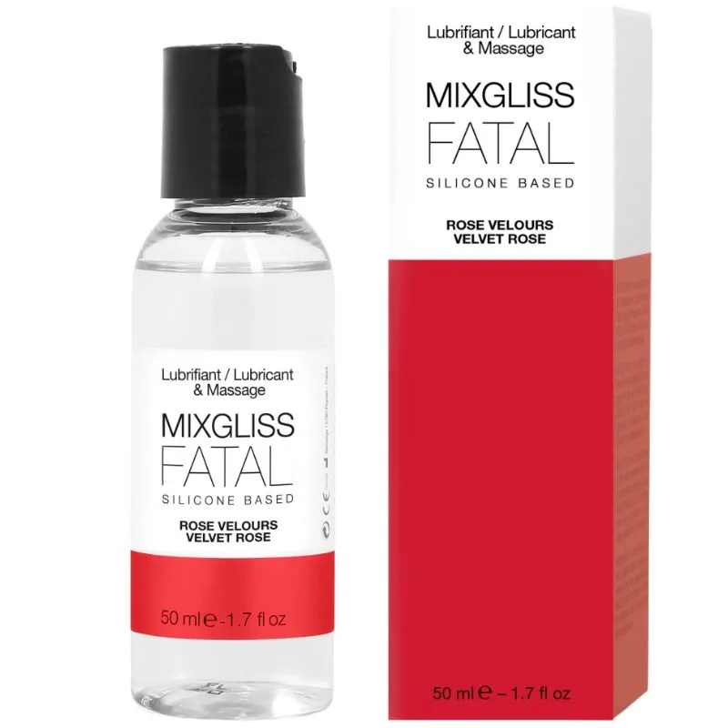 Mixgliss Fatal Roses Silicone-Based Lubricant & Massage Oil – 50 ml