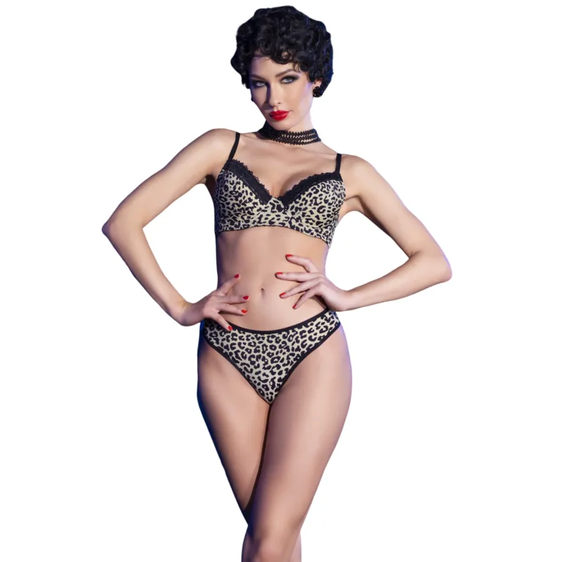 Chilirose CR 4727 Wildcat Tvådelad Bikiniset - Storlek L